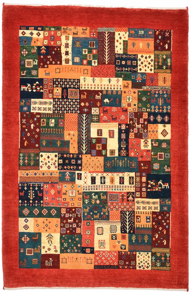 Loribaft Tappeto 120 x 180 (Iran) Annodato A Mano