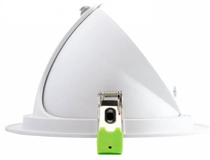 Faro LED da Incasso 44W Orientabile Rotondo, Foro Ø210mm, Bianco - Philips Certadrive 140lm/W Colore Bianco Caldo 2.700K