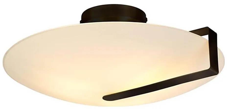 Searchlight 73990-3BK - SUNDIAL Lampada da soffitto a 3 luci 3xE27/40W/230V nera