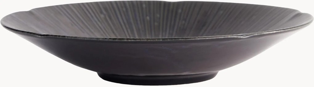 Set di 6 piatti fondi in porcellana Sky Blue