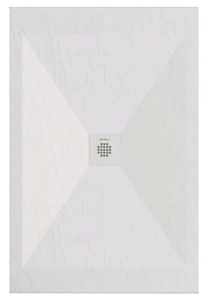 Piatto Doccia 70x70 Effetto Pietra Duplach "Sorty" Bianco