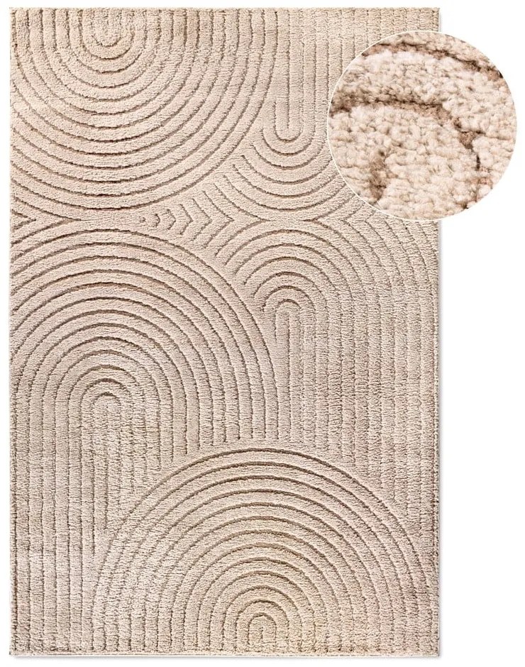Tappeto grigio tortora 160x235 cm Panglao New York Taupe – Elle Decoration