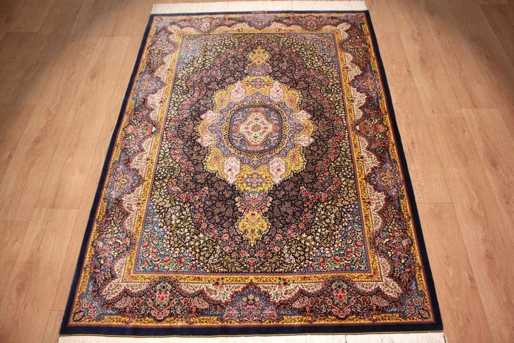 Ghom Tappeto persiano 140 x 200 (Iran) Annodato A Mano