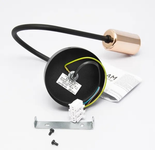 Applique TUBE 1xE27/15W/230V nero