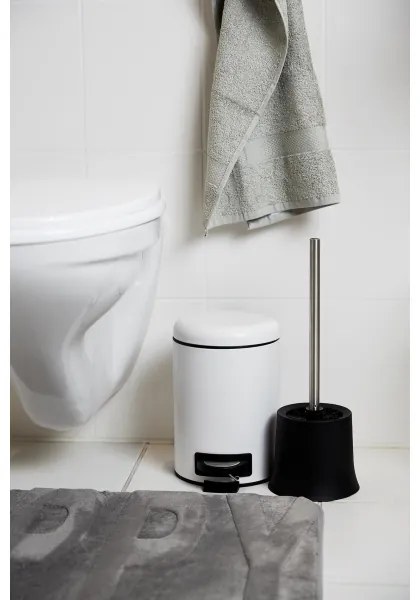 WENKO 22142800 - Cestino LEMAN 17x25 cm bianco/nero