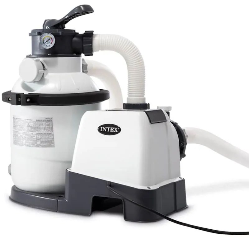 Intex - Pompa con Filtro a Sabbia Krystal Clear 26644GS 4,5 m³/h