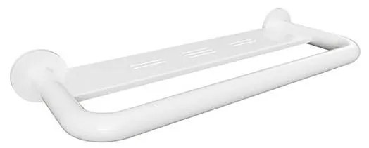 Corrimano con mensola 58x8 cm bianco