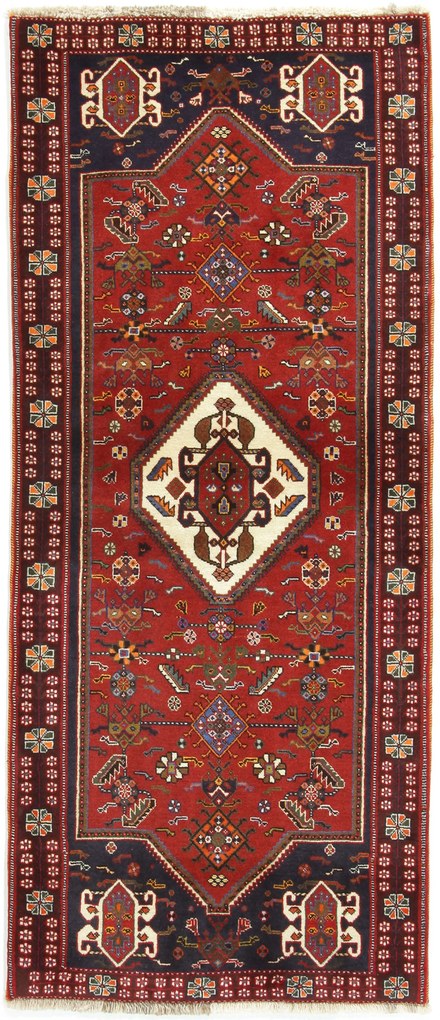 Gashghai Tappeto persiano 190 x 80 (Iran) Annodato A Mano