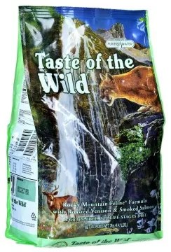 Cibo per gatti Taste Of The Wild Rocky Mountain Pollo Salmone Carne di vitello Renna 2 Kg