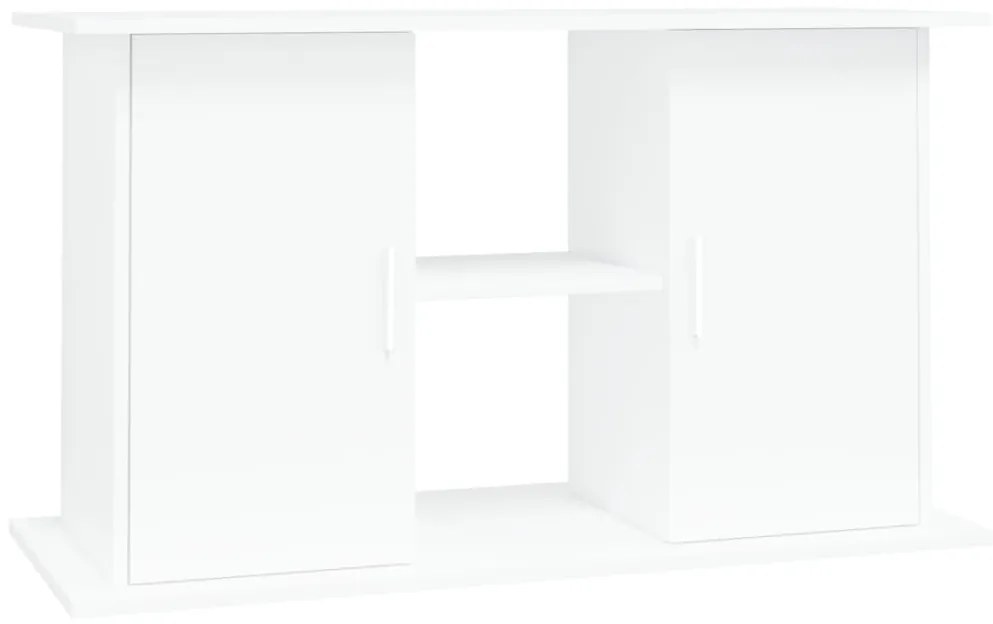 Supporto per acquario 101x41x58 cm in legno multistrato bianco