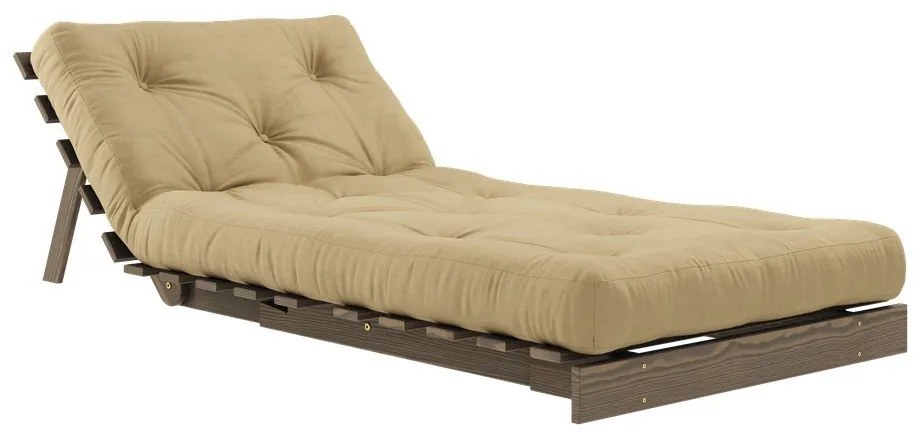 Poltrona in beige e senape Roots - Karup Design