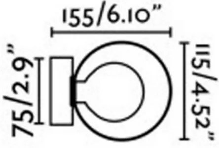 FARO 40086 - Applique da bagno PERLA 1xG9/6W/230V IP44