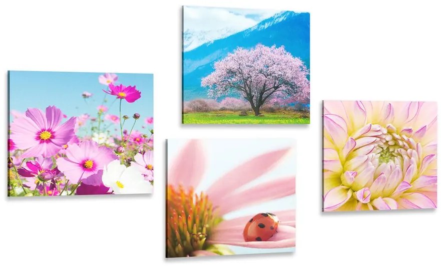 Set di quadri – Tra le braccia della natura