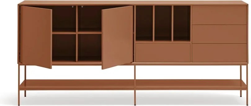 Cassettiera color mattone 220x98x45 cm Platt – Teulat