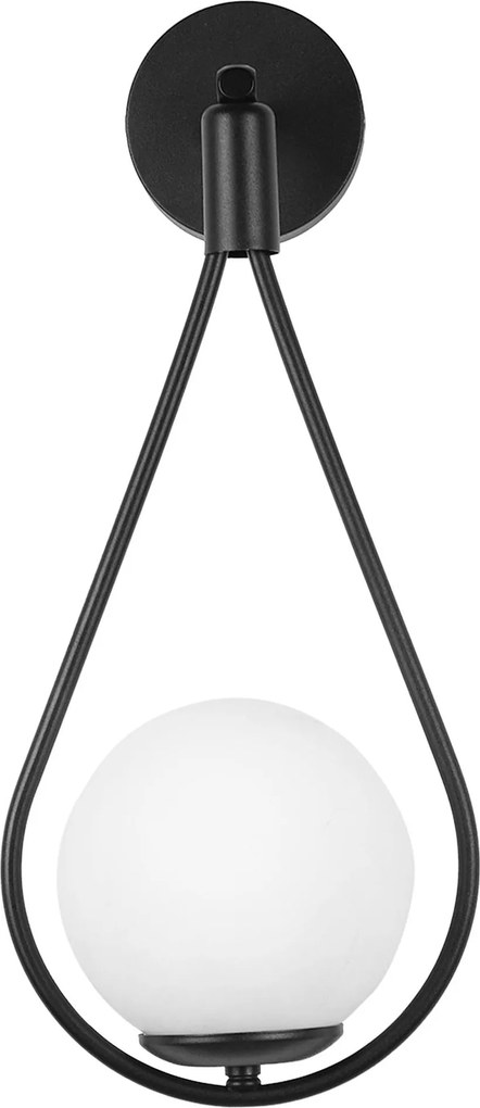 Lampada da parete G093-1W Black White