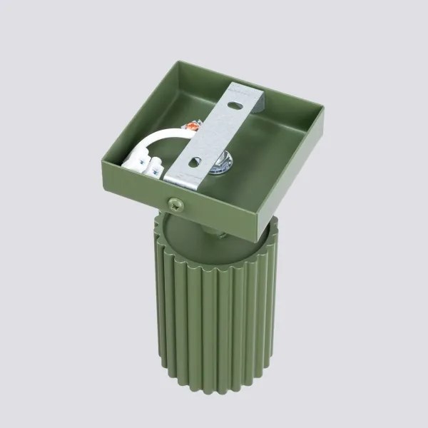 Sollux SL.1616 - Faretto da parete KARBON 1xGU10/10W/230V verde