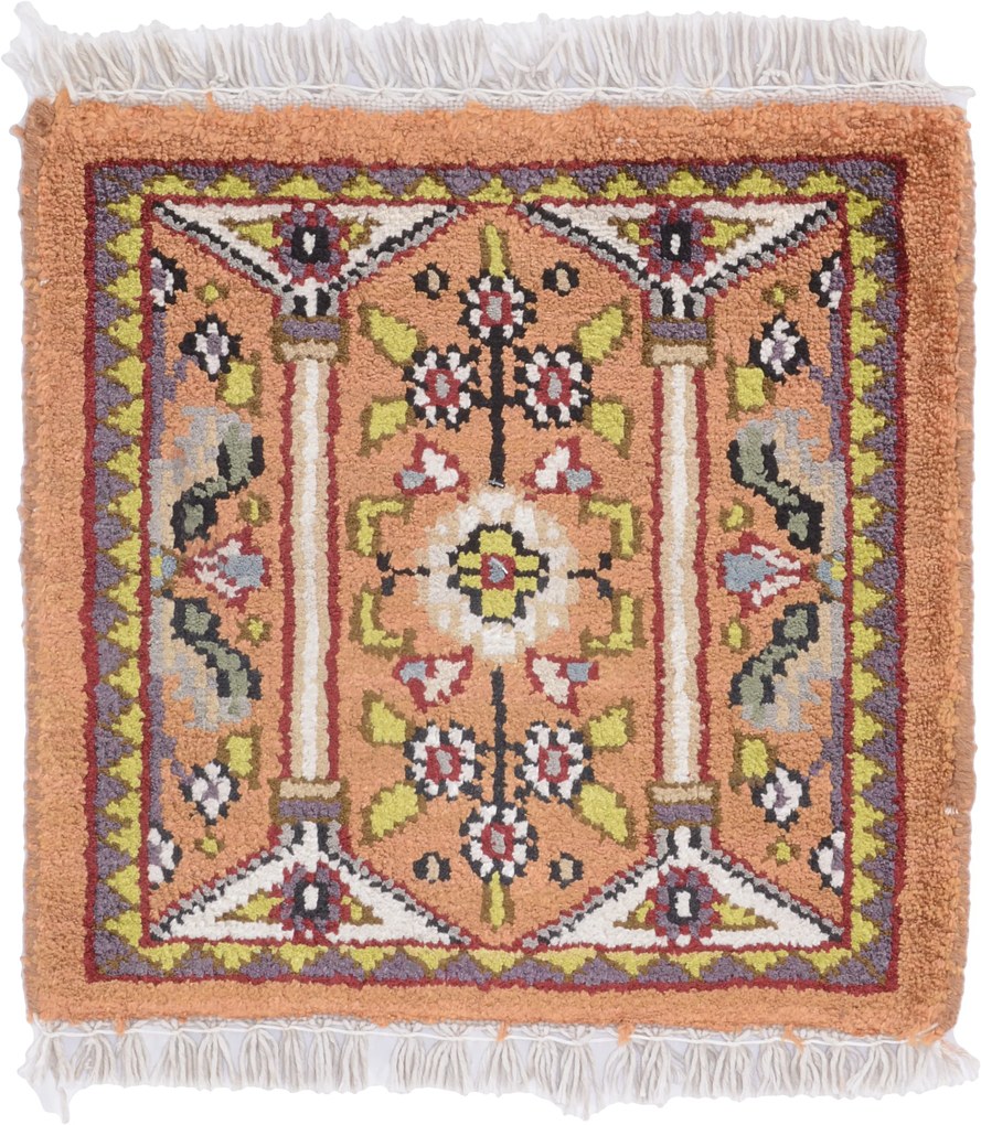 Agra Tappeto 30x30 (Indian) Annodato A Mano