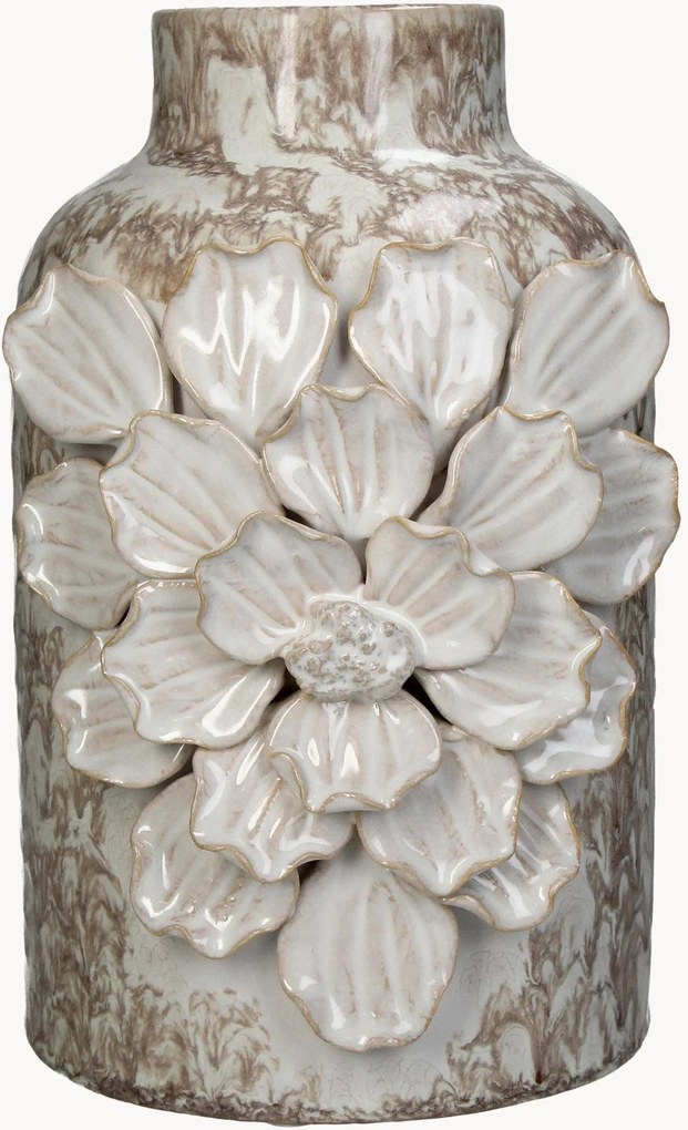 Vaso in gres Petal, alt. 23 cm