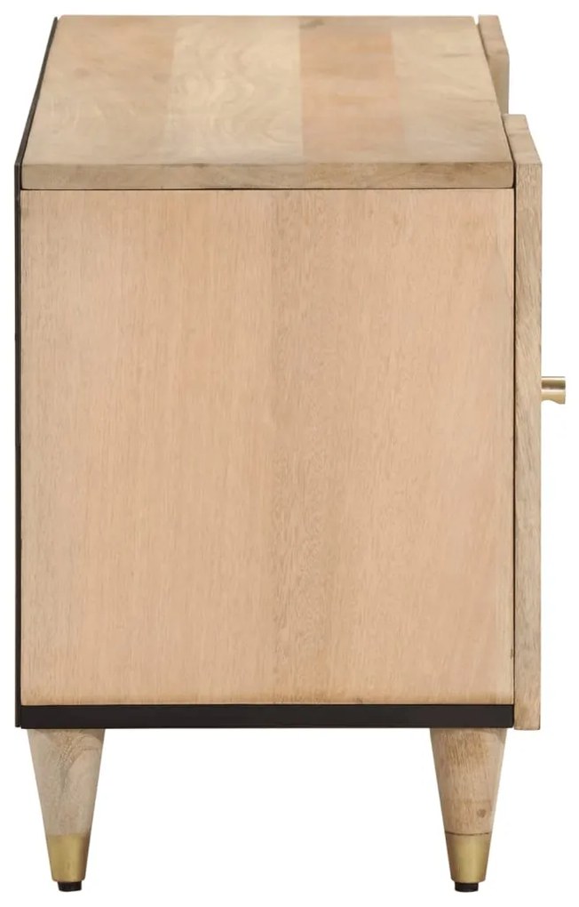 Mobile porta tv 105x33x46cm in legno massello di mango