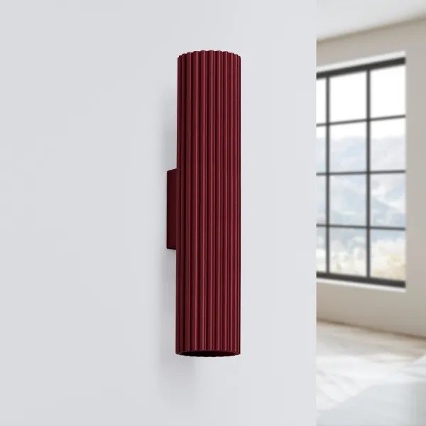 Brilagi - Applique LED CRESTO 2xGU10/10W/230V 30 cm bordeaux