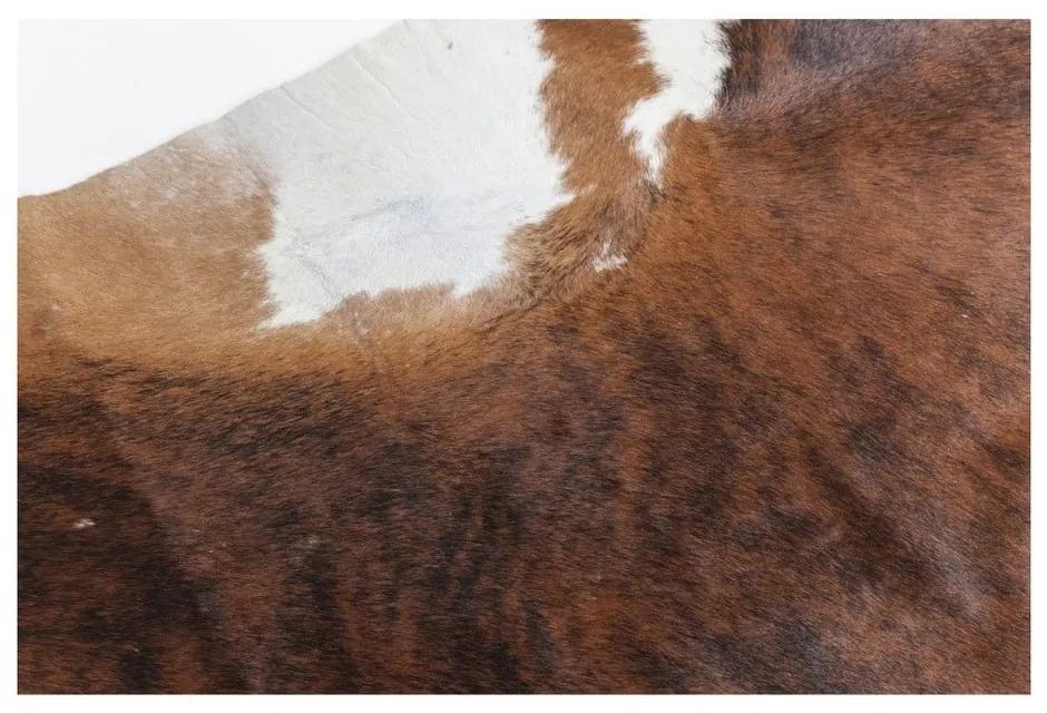 Tappeto in pelle bovina marrone, 190 x 150 cm Hide - Kare Design