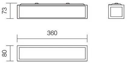 Redo 01-703 - Applique da bagno EGO 2xE14/28W/230V 36 cm IP44 finitura cromata