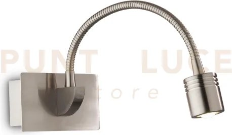 Dynamo applique a parete orientabile e flessibile nickel 1 luce led...