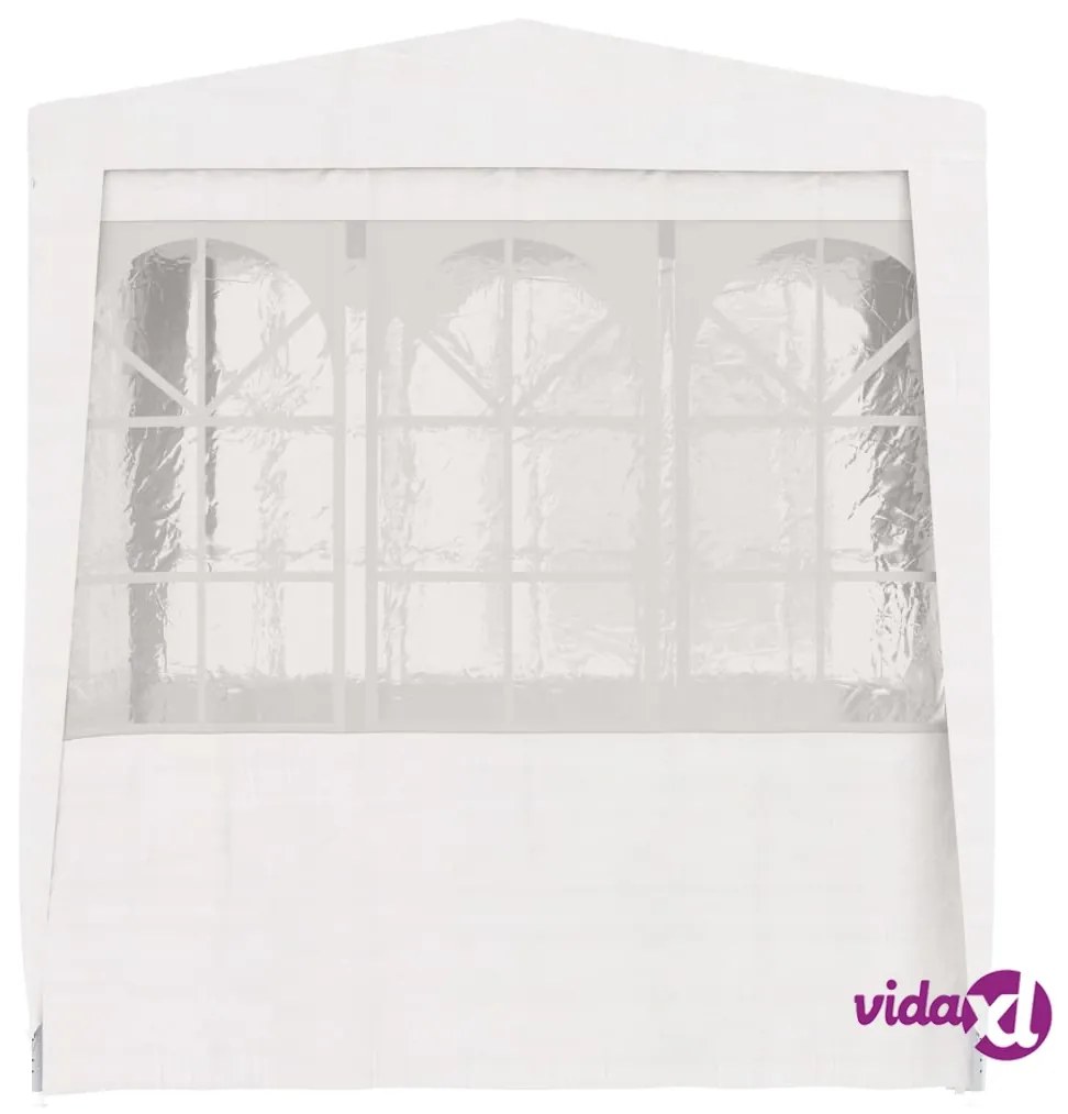 vidaXL Gazebo Professionale con Pareti 2,5x2,5 m Bianco 90 g/m²