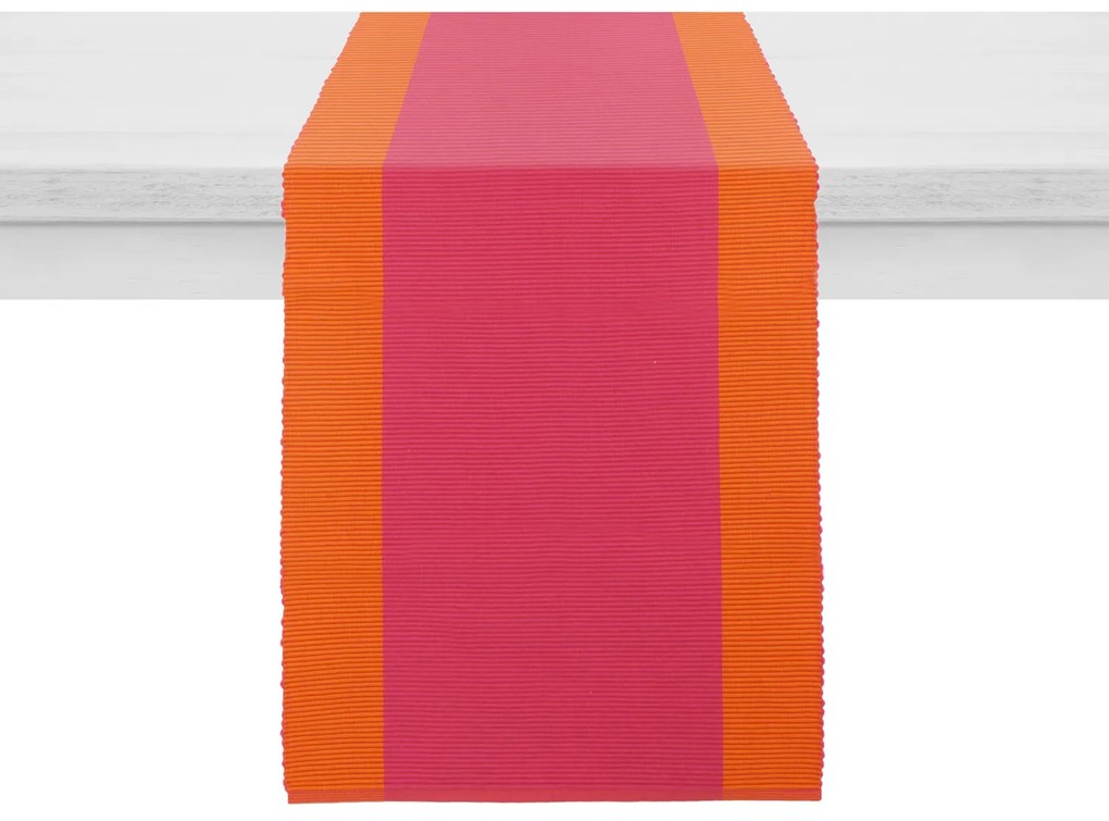 Runner bicolore cotone 40x120 cm