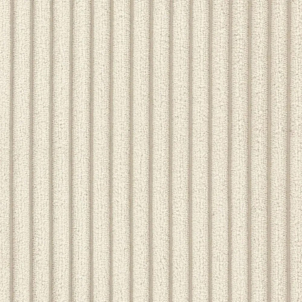 Divano color crema con rivestimento in velluto a coste 310 cm Vanessa – Ropez