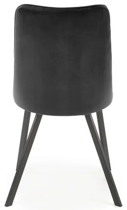 Set di 4 sedie da pranzo RESTIVO, nere