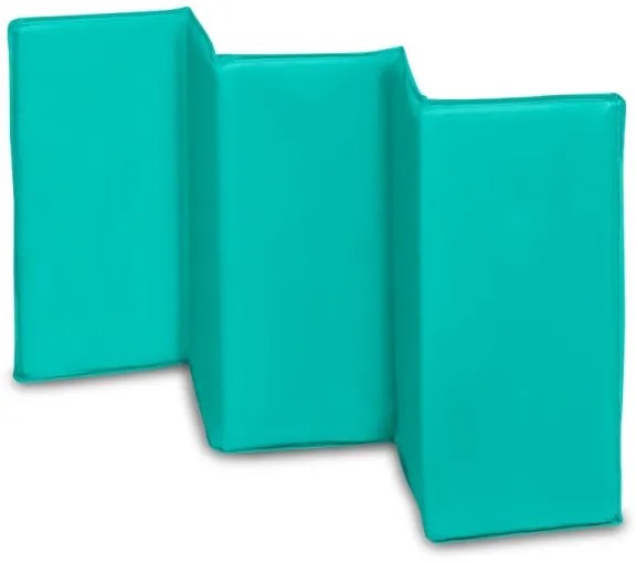 Lionelo - Lettino da viaggio SVEN PLUS grigio/turchese