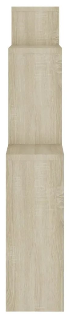 Mensola a cubo rovere sonoma 80x15x78,5cm truciolato