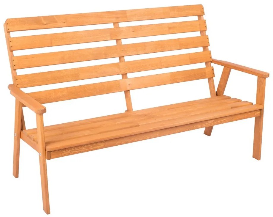 Set da pranzo da giardino in legno massiccio per 4 persone Sylva - Rojaplast