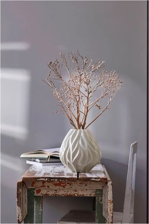 Vaso in porcellana bianca Flame - Morsø