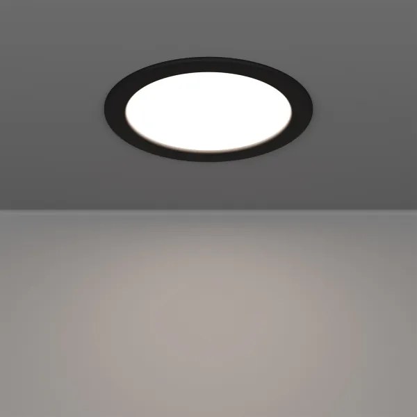 Eglo 901427-LED RGBW Lampada da incasso a soffitto per bagno FUEVA-Z LED/9,5W/230V 16,8cm IP44 nero