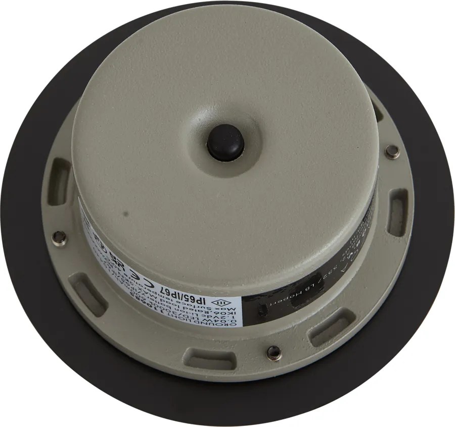 Faretto da terra moderno nero con LED ricaricabile solare IP65 - Solyx