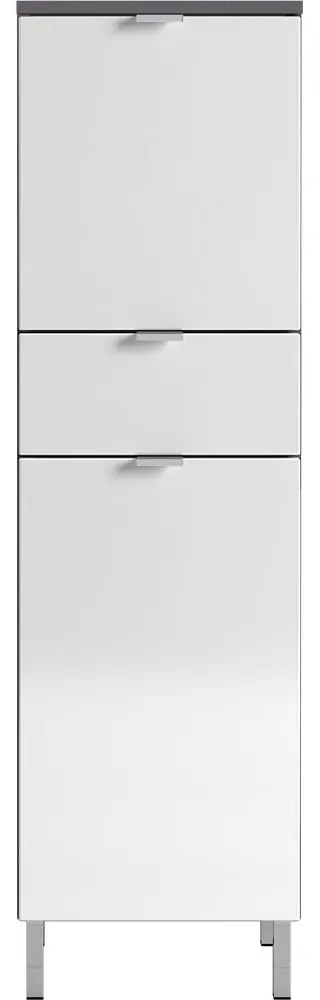 Mobile bagno alto bianco e grigio 34x120 cm Mauresa - Germania