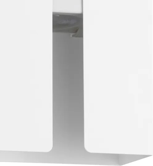 Eglo 902019 - Applique LED da esterno BRISCOLA 2xLED/4W/230V IP44 bianco