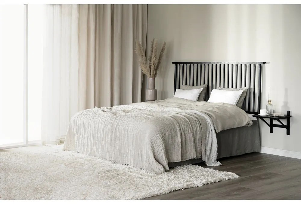 Testiera in rovere nero 194x84 cm Riggins - Rowico