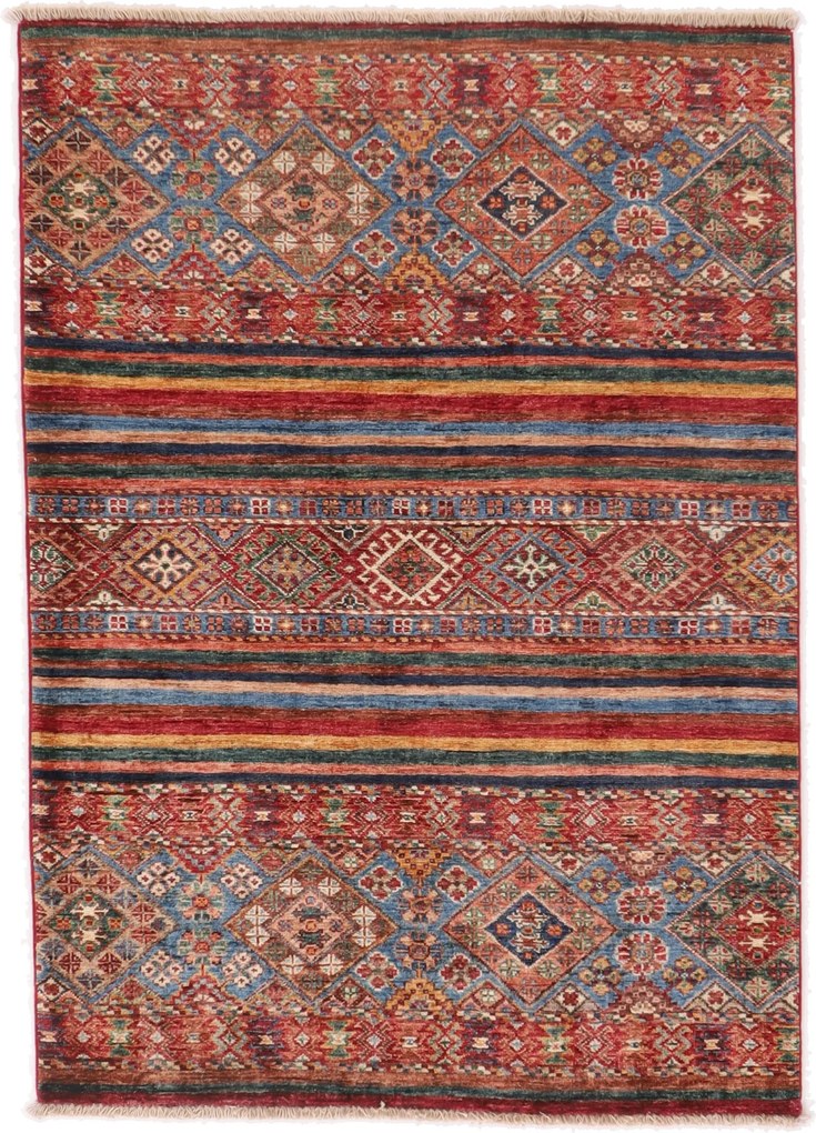Samarkand Tappeto 140x100 (Afghanistan) Annodato A Mano
