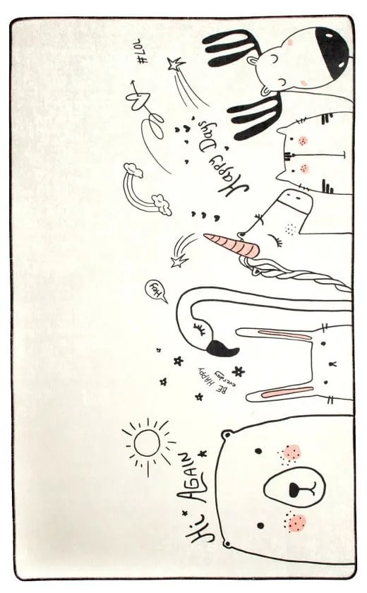 Tappeto per bambini , 100 x 160 cm Be Happy - Conceptum Hypnose