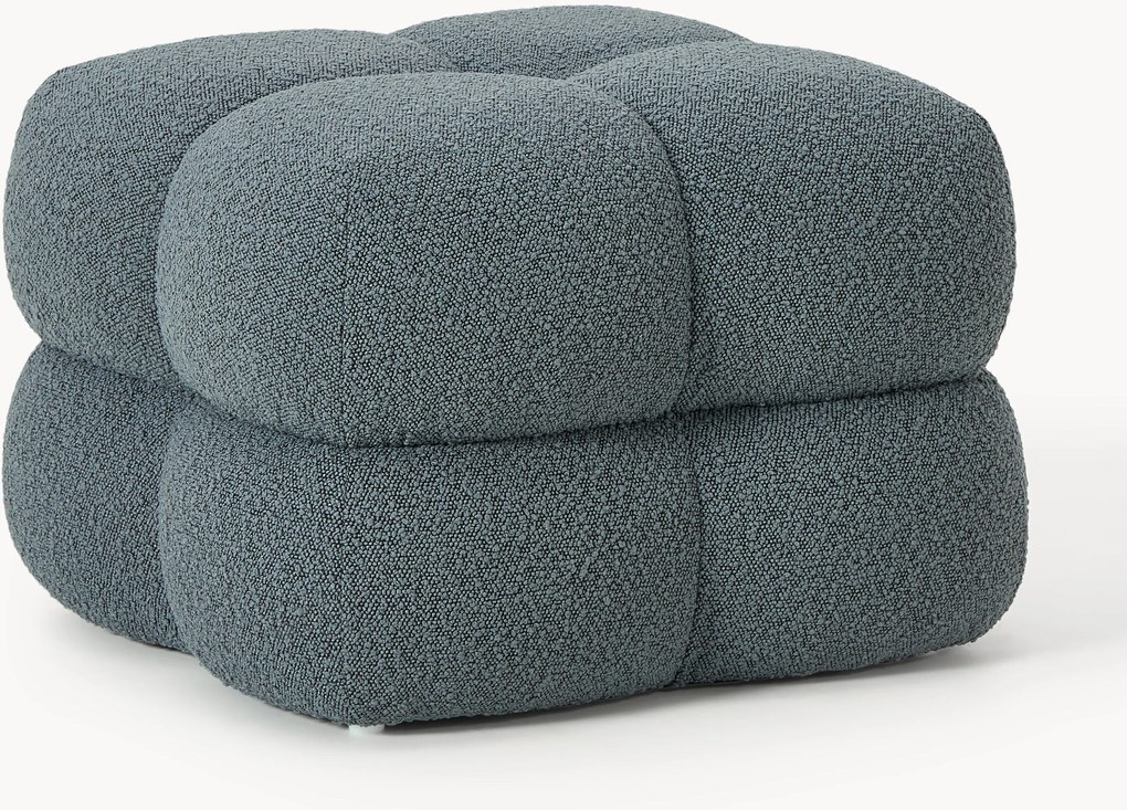 Pouf imbottito in bouclé Ellie