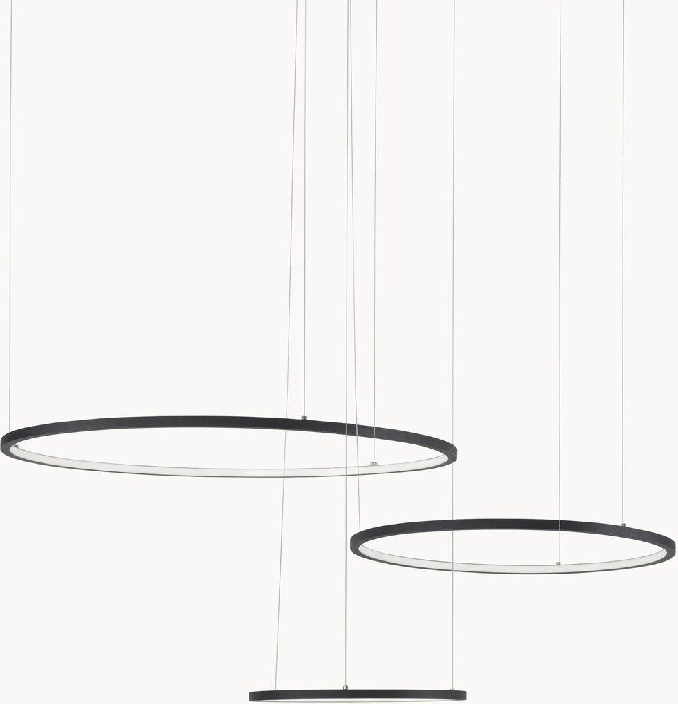 Lampada a sospensione grande a LED con luce regolabile Purple