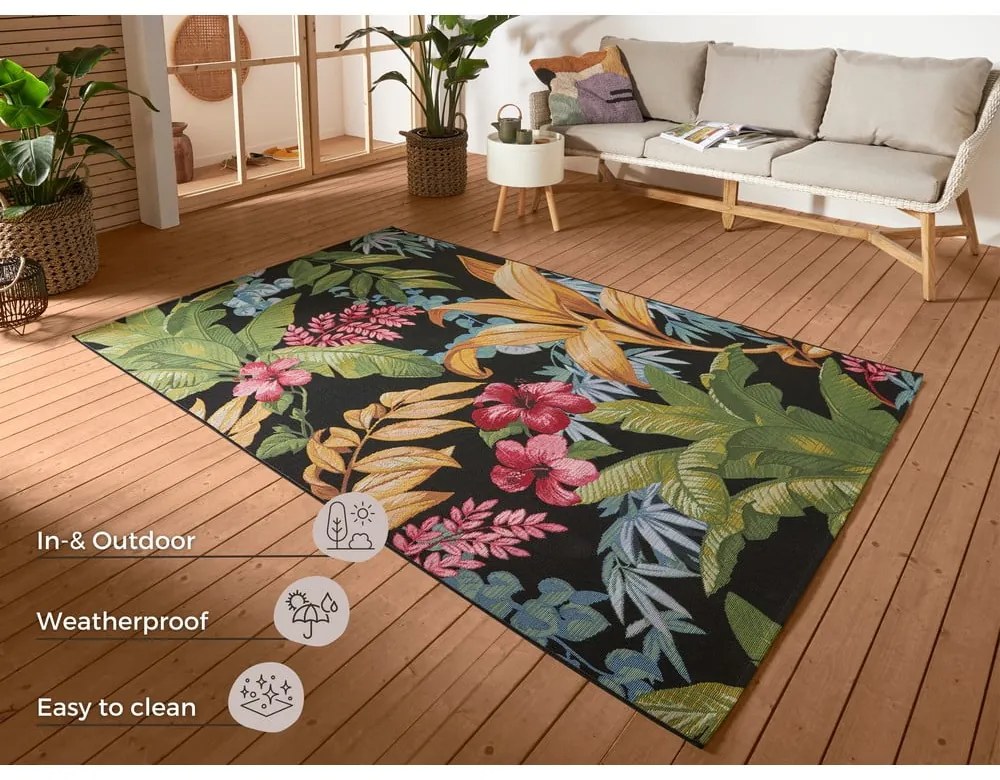 Tappeto nero per esterni 240x340 cm Flair - Hanse Home