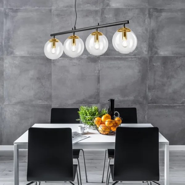 Lampadario a sospensione con filo ELOISE 4xE14/15W/230V