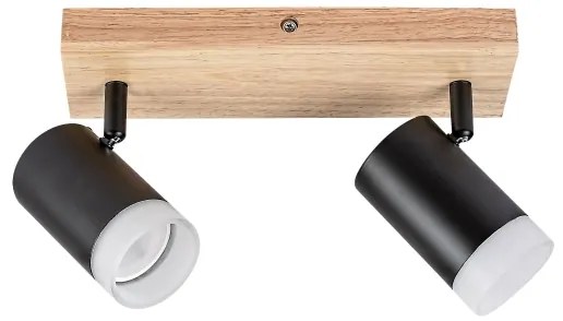 Rabalux 73122 - Plafoniera TORAS 2xGU10/5W/230V rovere