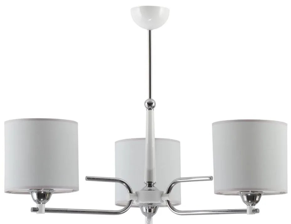 Jupiter 1404 - TW 3 B - Lampadario a sospensione con supporto rigido TWINGO 3xE27/60W/230V