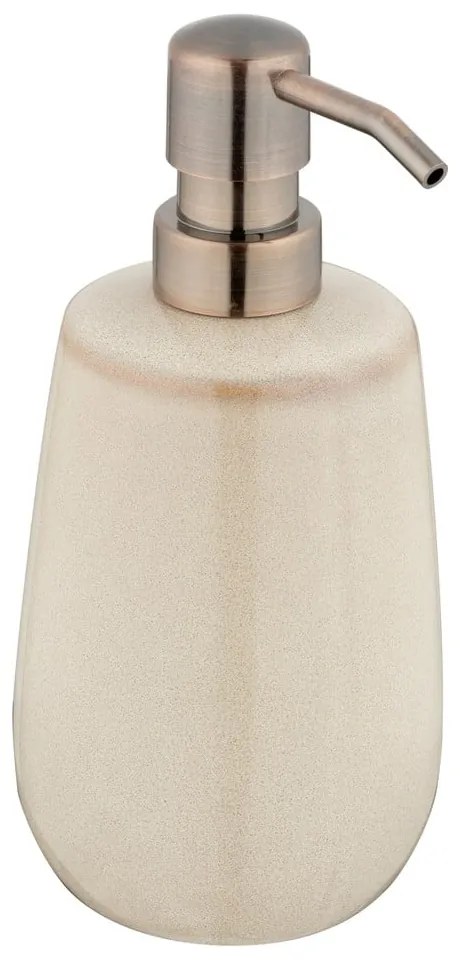 Dispenser per sapone beige in ceramica 430 ml Sirmione – Wenko