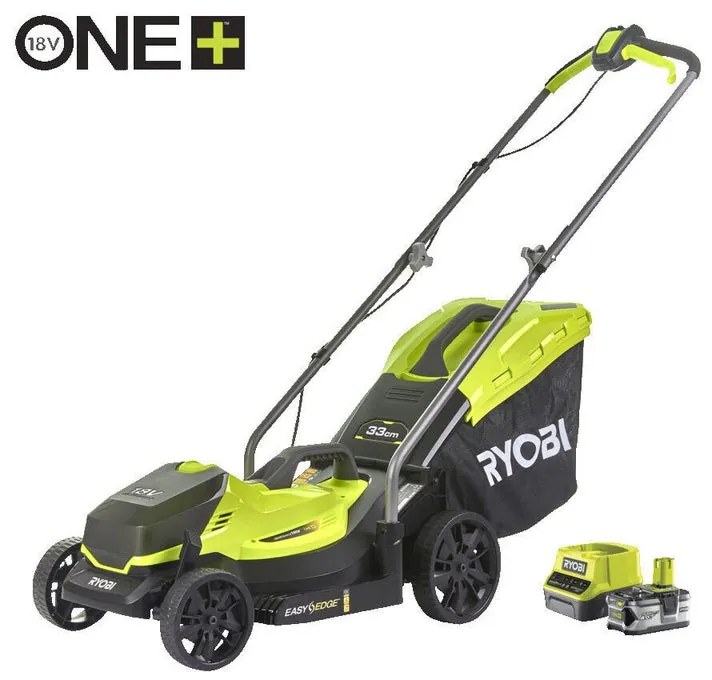 Tagliaerba a batteria RYOBI a velocità non regolabile RLM18X33B40 18V L 33 cm, batteria e caricabatteria inclusi